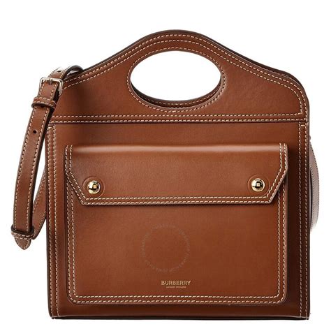 burberry brown leather bag with strap|Burberry bags sale outlet.